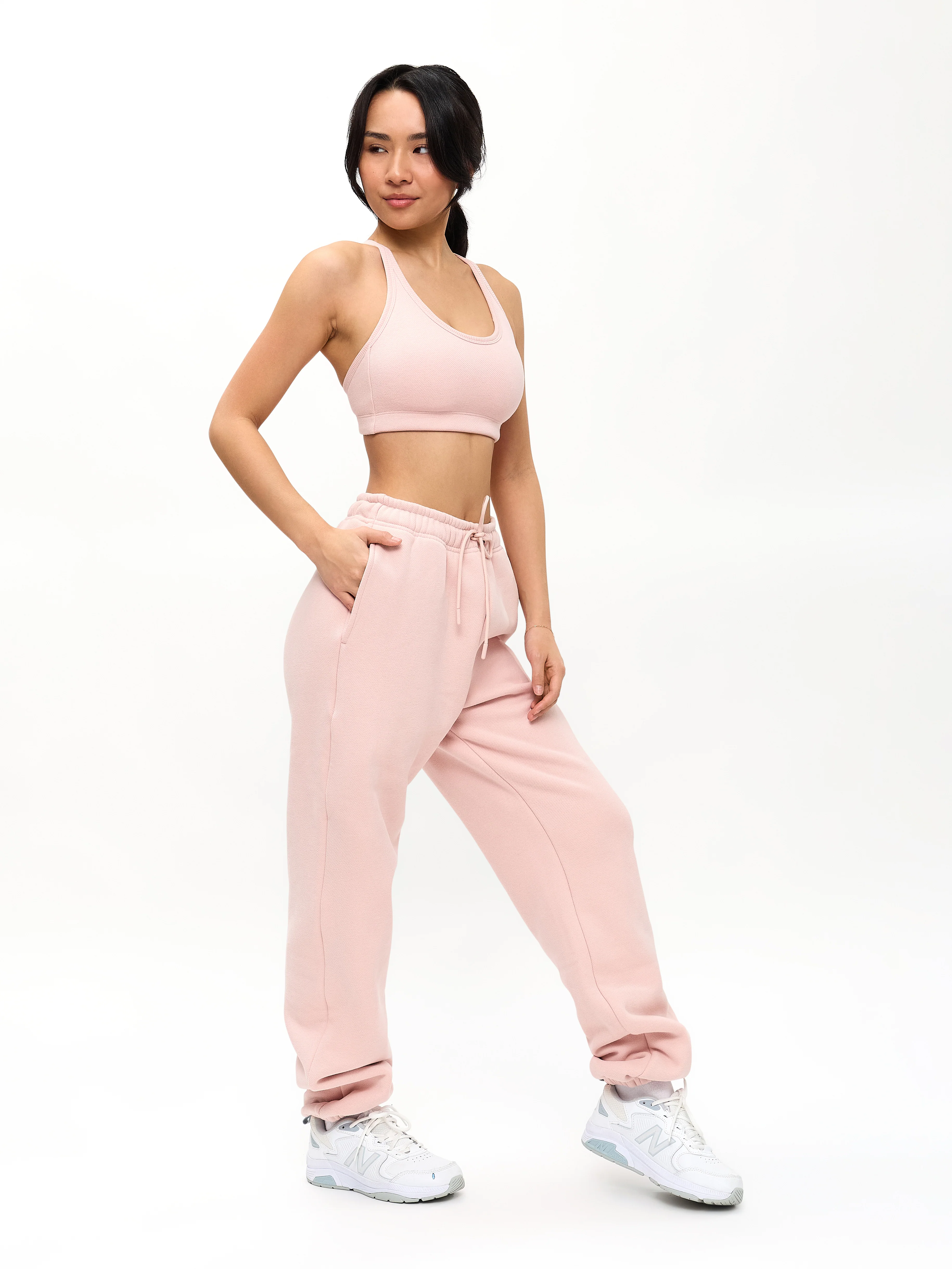 Plush Fleece Bralette - Strawberry Milk - Image 6