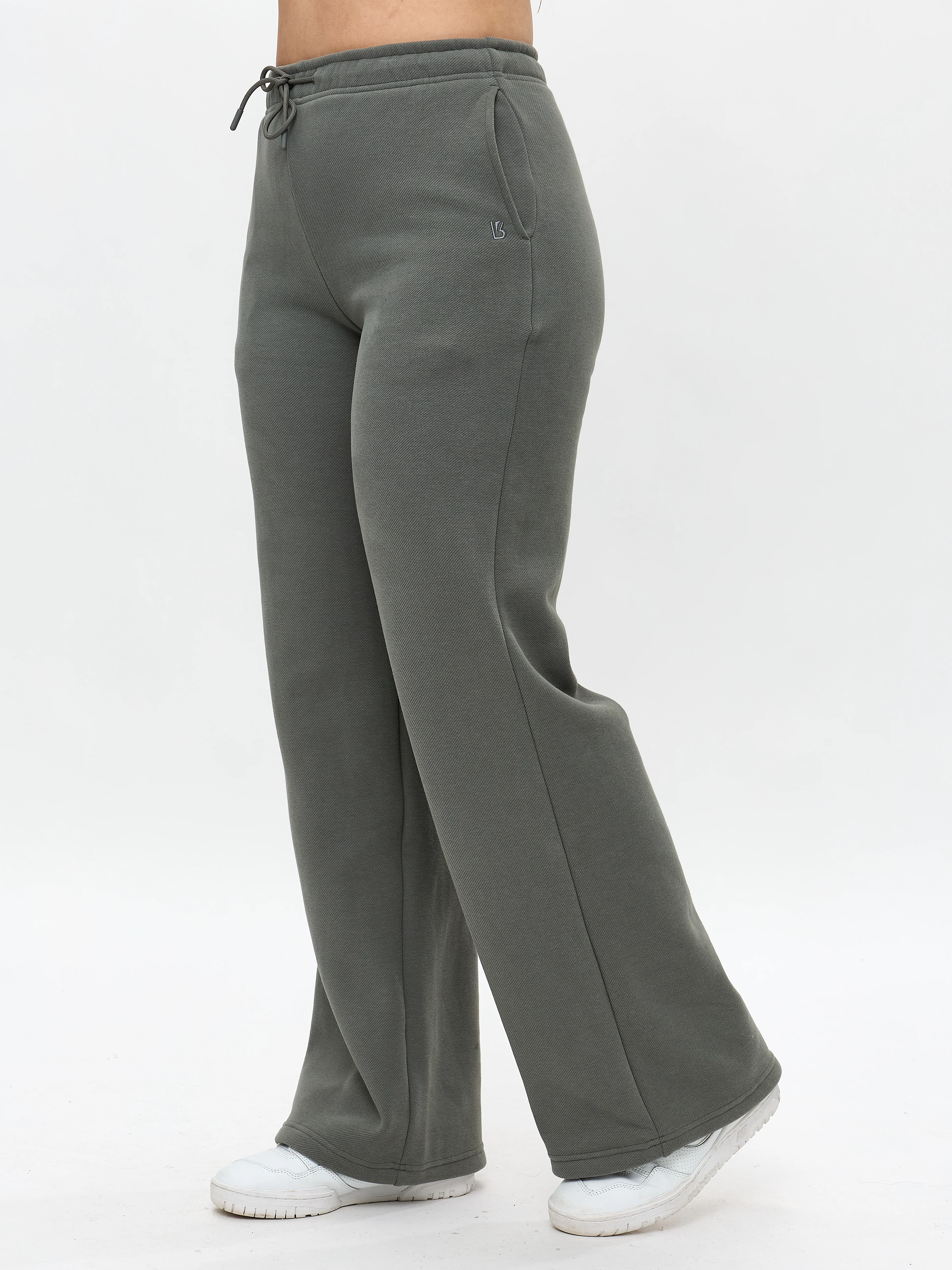 Plush Fleece Straight Leg Sweat Pant - Frosted Sage - Image 5