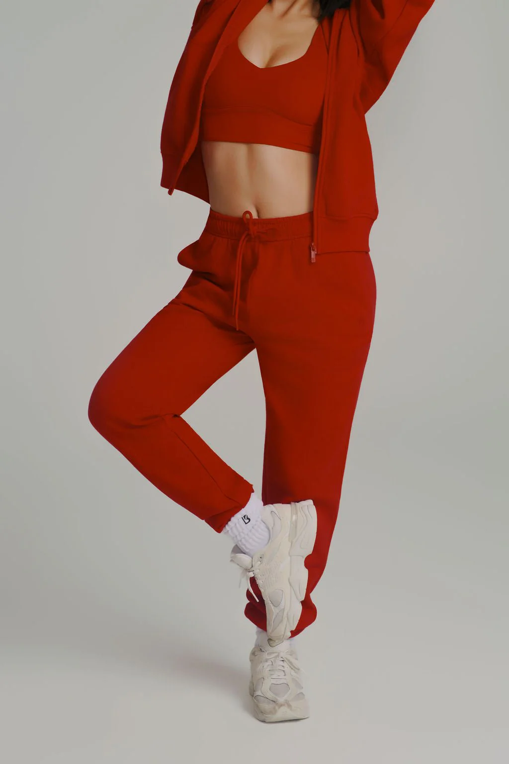 Threads Jogger Sweatpant - Lipstick Red - Image 3